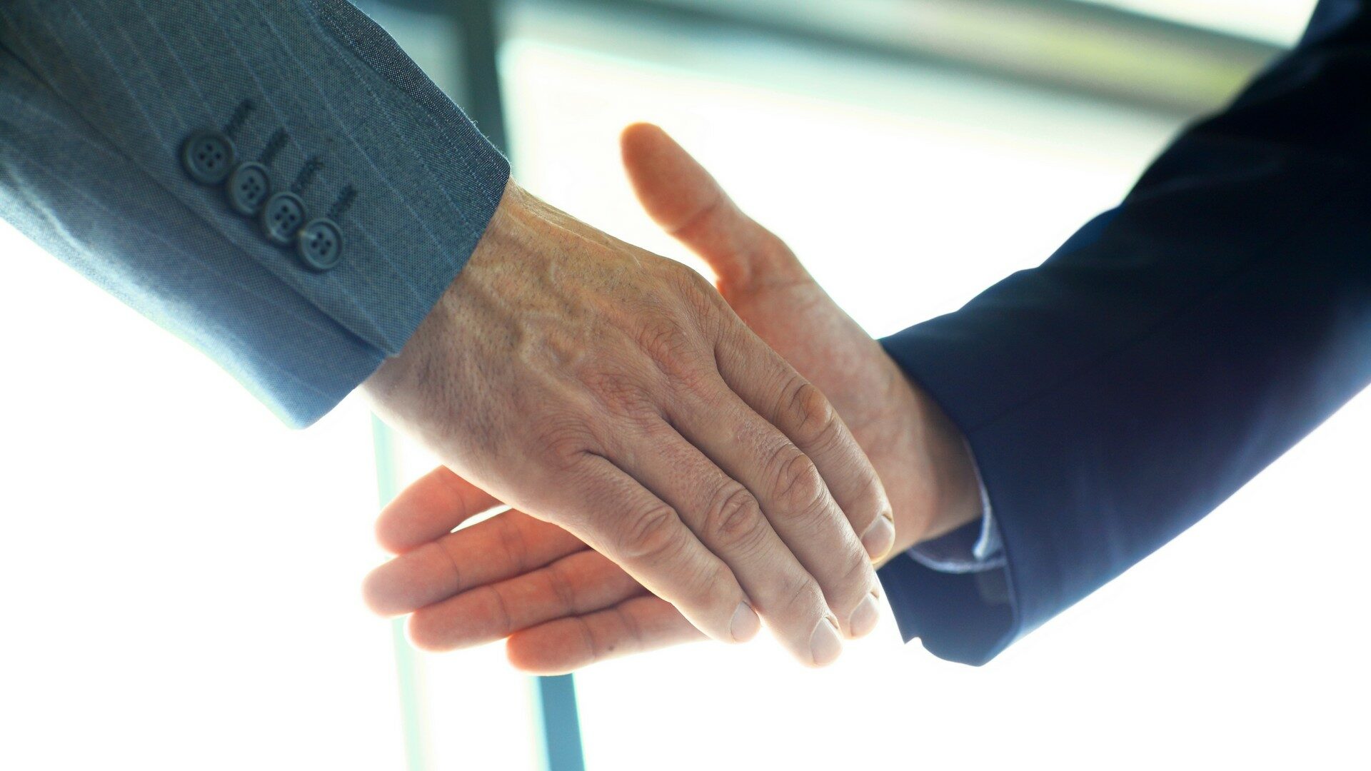 Business people shaking hands